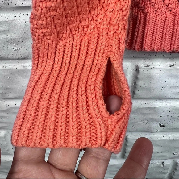 LULULEMON Post Practice Chunky knit Sweater Cardigan Size 10 - Picture 11 of 11